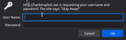 The username and password you configured are required to access the protected directory. The username and password you configured are required to access the protected directory.