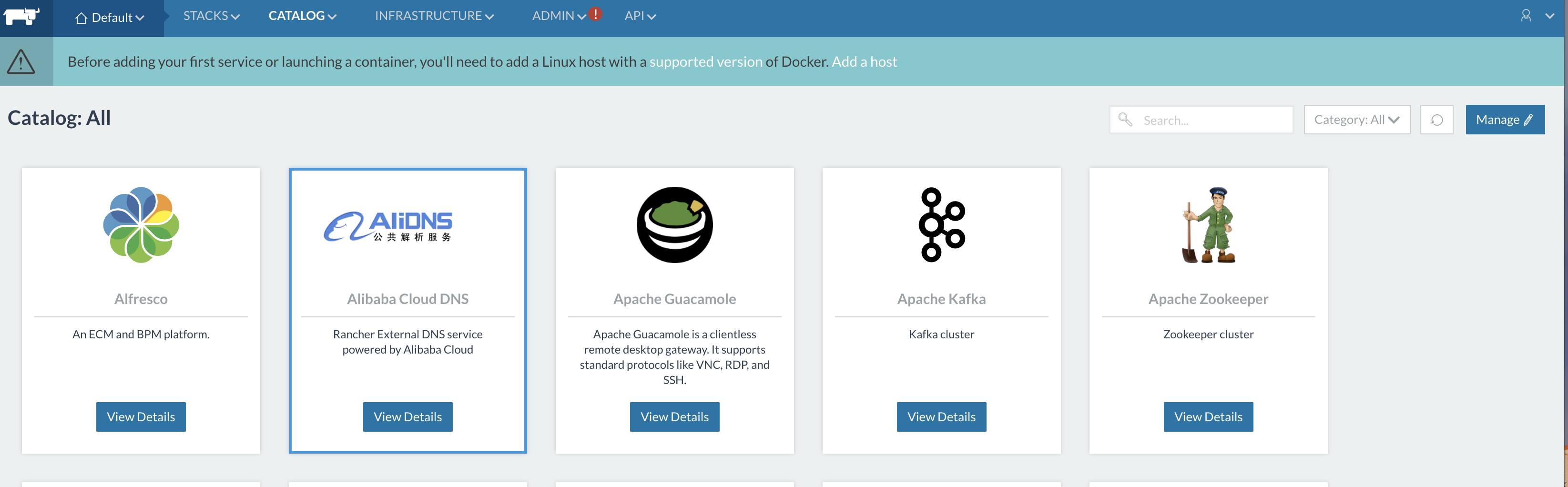 Rancher Catalog Rancher Catalog