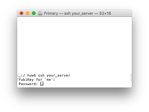 SSH window SSH window